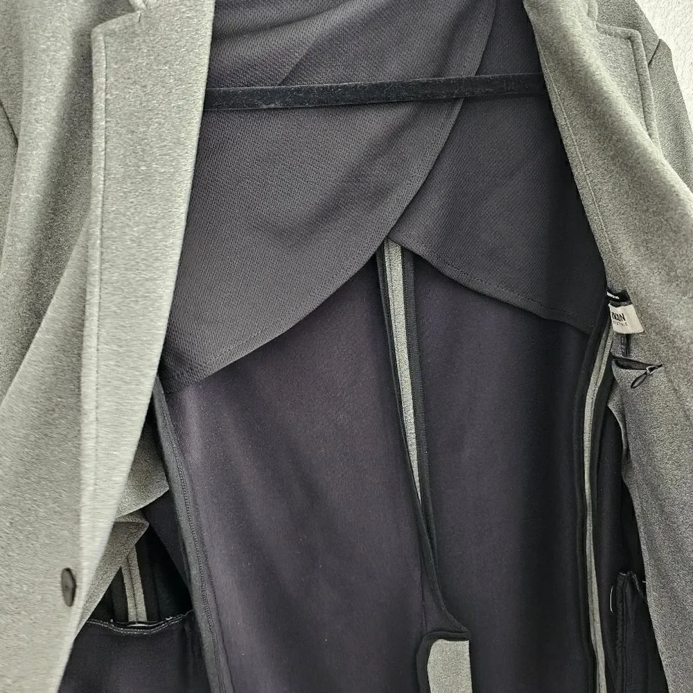 Kenneth Cole Blazer Jacket Sport Coat Men's S Heather Grey Two Button Dresswear